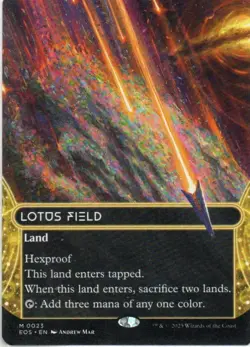 MTG: Edge of Eternities: Stellar Sights: Borderless Lotus Field (0023): LP Con - Image 1