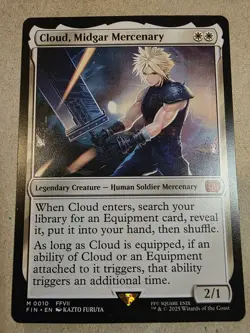 Cloud, Midgar Mercenary - Final Fantasy Regular - Mtg - Image 1