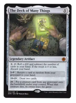The Deck of Many Things Adventures in the Forgotten Realms Regular Mythic NM - Image 1