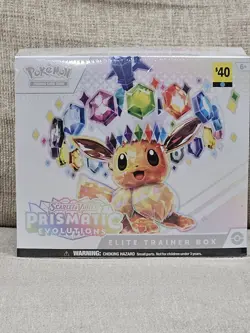 Pokemon TCG Scarlet & Violet Prismatic Evolutions Elite Trainer Box ETB SEALED - Image 1
