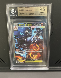 Pokemon Inferno X Japanese 110 Mega Charizard ex SAR BGS 9.5 - Image 1