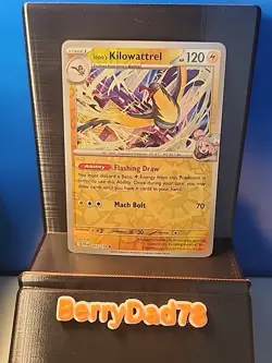 Iono's Kilowattrel 055/159 Sv09: Journey Together Reverse Holo Pokemon TCG NM - Image 1