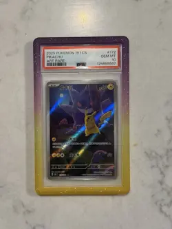PSA 10 Pokemon Chinese 151 Gengar Pikachu Art Rare Holo 2025 151C 172/151 AR - Image 1