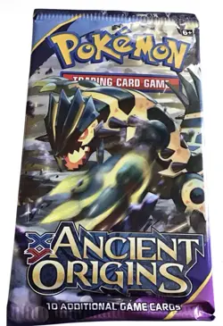 Pokemon XY Ancient Origins 1 Booster Pack Primal Groundon Art Open Pks - Image 1