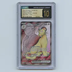 Team Rocket's Persian Ex #219 - Destined Rivals | CGC Pristine 10 | Pokemon TCG - Image 1