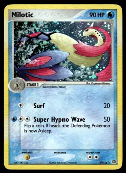 Pokemon TCG Emerald #8/106 Milotic LP+ - Image 1