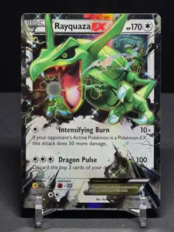 Pokemon Rayquaza EX 75/108 XY Roaring Skies Holo - LP (Clean Front) - Image 1