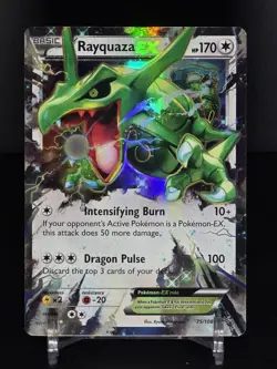 Pokemon Rayquaza EX 75/108 XY Roaring Skies Holo - LP (Clean Front) - Image 4