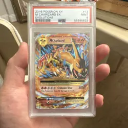 Pokemon TCG M Charizard EX Ultra Rare Holo Evolutions English PSA 9 13/108 - Image 1