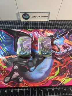 Pokemon TCG - Set Of 2 Prismatic Evolutions Umbreon Mini Tins - Factory Sealed - Image 1