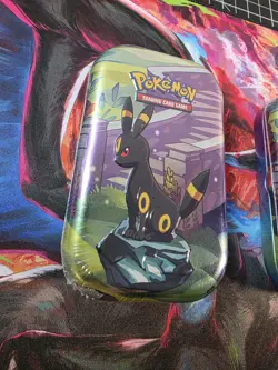 Pokemon TCG - Set Of 2 Prismatic Evolutions Umbreon Mini Tins - Factory Sealed - Image 2