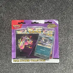 Pokemon TCG Mega Evolution Ascended Heroes Tech Sticker Collection Purple - Image 1