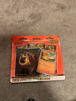 Pokemon TCG Mega Evolution Ascended Heroes Tech Sticker Collection Charmander - Image 1