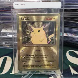 Pokemon Celebrations Ultra Premium UPC Gold Metal Pikachu #58 - Image 1