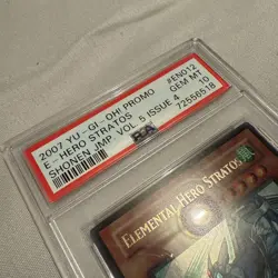 Yugioh PSA 10 Elemental Hero Stratos JUMP-EN012 Limited Edition Ultra Rare - Image 4