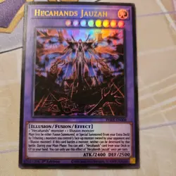 Yugioh! Hecahands Jauzah PHRE-EN006 Ultra Rare 1st Edition Near Mint - Image 1