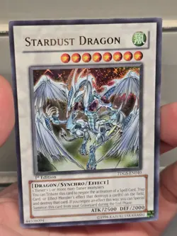 Yugioh Stardust Dragon TDGS-EN040 1st Edition Ultra Rare VLP - Image 1