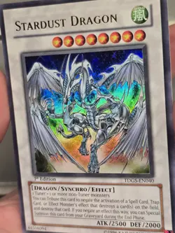 Yugioh Stardust Dragon TDGS-EN040 1st Edition Ultra Rare VLP - Image 3