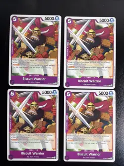 Biscuit Warrior Playset - OP08-072 x4 - Two Legends - One Piece TCG - English - Image 1