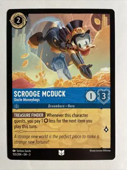 1x Lorcana Scrooge Mcduck Uncle Moneybags NM/M Disney - Image 1