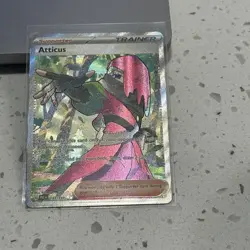 Pokemon TCG Atticus Trainer Prismatic Evolutions Ultra Rare Card 133/131 - Image 3