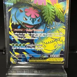 Mega Venusaur ex Ultra Rare Pokemon TCG Mega Evolutions 155/132 NM - Image 3