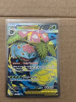 Pokemon TCG - Mega Evolutions - Mega Venusaur Ex 155/132 - Full Art Ultra Rare - Image 1