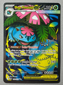 Pokemon Mega Evolutions Mega Venusaur ex 155/132 Full Art Ultra Rare C - Image 1