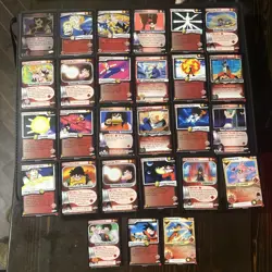 Red Card Bundle Dragon Ball Z CCG Card Lot DBZ Score Card Bundle - Image 1