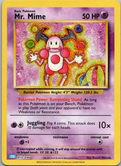 Mr. Mime Classic Collection Trading Card Game Classic 013/034 NM - Image 1