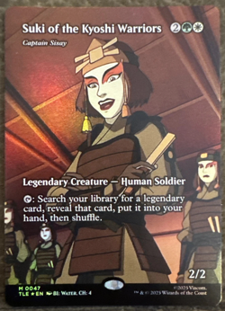 Suki of the Kyoshi Warriors M Borderless Foil #47 | TLE Avatar: Eternal | MTG - Image 1