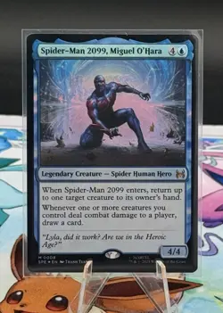 Spider-Man 2099, Miguel O’Hara #0008 - Foil - Marvel’s Spider-Man MTG - NM - EN - Image 1