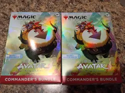 Lot Of 2 MTG Magic the Gathering Avatar The Last Airbender Commander's Bundle 🔥 - Image 1