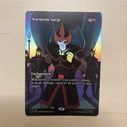 Warstorm Surge (Borderless) Foil NM. Avatar: The Last Airbender. - Image 1