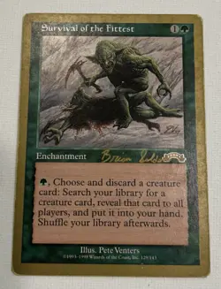 Mtg Survival of the Fittest LP World Championships Deck Reserved List Exodus - Image 1