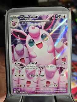 Pokemon TCG- Wigglytuff 105/094 Holographic (Full art Illustration Rare) NM - Image 1