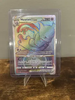 Mewtwo VSTAR (Secret) 079/078 Pokemon GO Holo. Secret Rare Rainbow - Image 1
