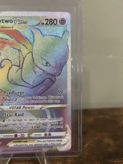 Mewtwo VSTAR (Secret) 079/078 Pokemon GO Holo. Secret Rare Rainbow - Image 3