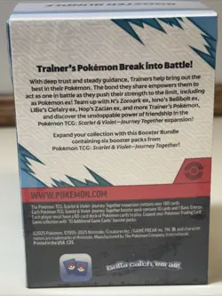 Pokemon TCG Journey Together Booster Bundle SEALED - 6 Booster Packs - Image 2