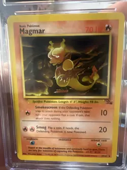Pokemon TCG Magmar Fossil 39 CGC 7.5 NM - Image 2