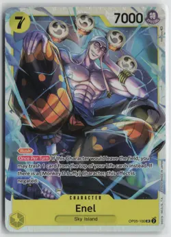 One Piece TCG Enel SR OP05-100 Awakening of the New Era English - Image 1