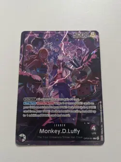 One Piece TCG Monkey.D.Luffy OP09-061 Leader 2nd Anniversary Edition - Image 1