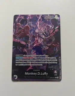 One Piece TCG Monkey.D.Luffy OP09-061 Leader 2nd Anniversary Edition - Image 2