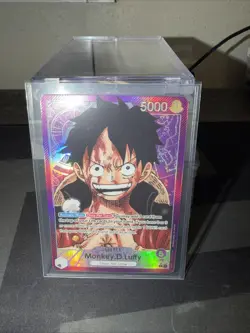 One Piece TCG Monkey D Luffy OP05-060 Alt Art Leader English NM - Image 2