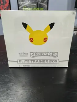 Pokemon Celebrations Elite Trainer Box ETB 25th Anniversary New Factory Sealed 820650809439 - Image 2