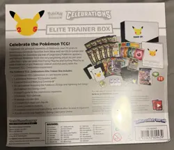 Pokemon Celebrations Elite Trainer Box ETB 25th Anniversary New Factory Sealed 820650809439 - Image 3