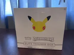 Pokemon Celebrations Elite Trainer Box ETB 25th Anniversary New Factory Sealed 820650809439 - Image 1