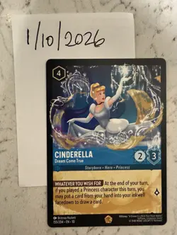 Cinderella - Dream Come True 155/204 Whispers In The Well Disney Lorcana - Image 1