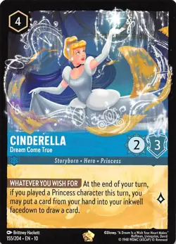 Cinderella Dream Come True 155/204 Whispers in the Well Disney Lorcana 001530 - Image 1