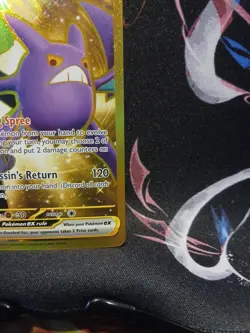 Pokemon TCG Team Rocket's Crobat EX 242/182 Destined Rivals Gold Hyper Rare Card - Image 4